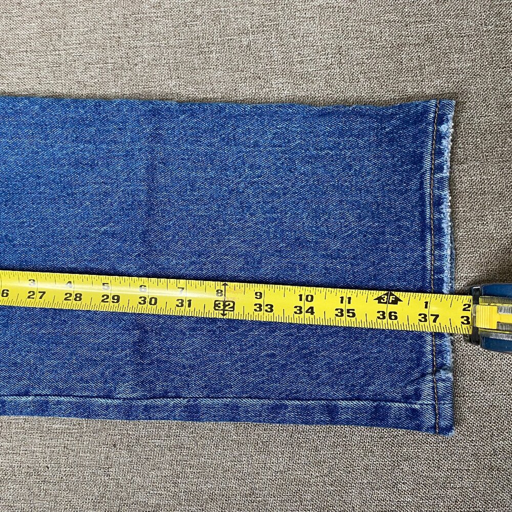 Levi's Ribcage Straight Ankle Denim Jeans Women 26 High Rise Blue Distressed NWT - Picture 16 of 16
